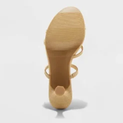 Women's Brodie Strappy Raffia Charm Heels - Wild Fable™ Tan -Herday Fashion GUEST 58b005de 2661 483f 9444 180b96b30a81