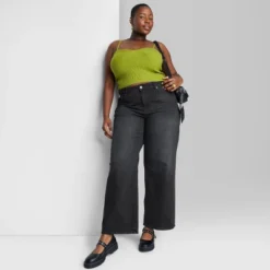 Women's Super-High Rise Wide Leg Baggy Jeans - Wild Fable™ Black Wash -Herday Fashion GUEST 5c0eec36 b46d 4919 afb4 f439da56bd32