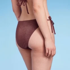 Women's Side-Tie High Leg Extra Cheeky Bikini Bottom - Wild Fable™ Brown -Herday Fashion GUEST 5f673875 5510 4f34 8ab4 9e2c19af2fbc