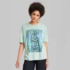 Women's Elbow Sleeve Oversized Graphic T-Shirt - Wild Fable™ -Herday Fashion GUEST 5fdbd875 94d4 40ba 928c 4c8feaa10c8b
