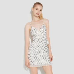 Women's Mesh Top - Wild Fable™ Off-White Polka Dots 6 Women's Mesh Top - Wild Fable™ Off-White Polka Dots -Herday Fashion GUEST 604b02f7 6edf 4018 b1e3 63178ababf28