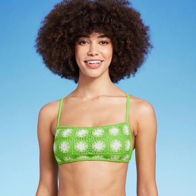 Women's Crochet Bralette Bikini Top - Wild Fable™ 4 Women's Crochet Bralette Bikini Top - Wild Fable™ - Image 2