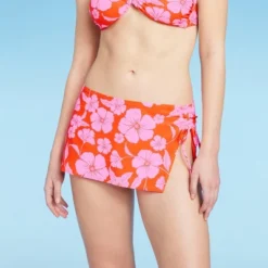 Women's Cinch Side Skirt Cover Up - Wild Fable™ Orange/Pink Tropical Print 12 Women's Cinch Side Skirt Cover Up - Wild Fable™ Orange/Pink Tropical Print -Herday Fashion GUEST 61a722e9 5af5 4e19 88ba b77659b3be4e