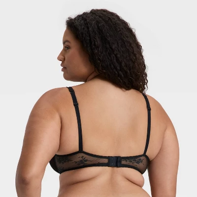 Women's Lace Unlined Balconette Bra - Wild Fable™ 6 Women's Lace Unlined Balconette Bra - Wild Fable™ - Image 4