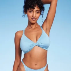 Women's Twist-Front Bralette Bikini Top - Wild Fable™ Blue Lurex 13 Women's Twist-Front Bralette Bikini Top - Wild Fable™ Blue Lurex -Herday Fashion GUEST 6331c92a ccd0 4b56 9552 d53f42c0a081