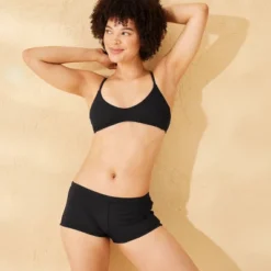 Women's Ribbed Textured Low-Rise Cheeky Swim Boyshorts - Wild Fable™ -Herday Fashion GUEST 65d7aa6e 0611 41a9 a009 cb7a7ae2d2aa