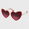 Women's Heart Sunglasses - Wild Fable™ Red 2 Women's Heart Sunglasses - Wild Fable™ Red -Herday Fashion GUEST 65f32550 5159 40bf a59c 85f48f60d05b
