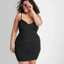Women's Sleeveless Corset Mini Knit Bodycon Dress - Wild Fable™ -Herday Fashion GUEST 66231bd3 a314 406b 935b 2c0abba71625