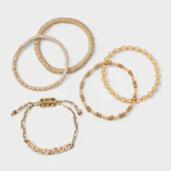Game Day Bracelet Set 5pc - Wild Fable™ -Herday Fashion GUEST 664fc0ba 6285 46d6 aa52 700b5bf3d3cd