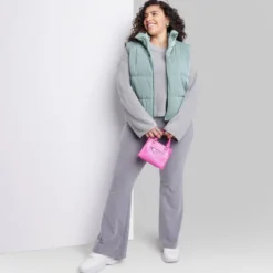 Women's Matte Cropped Puffer Vest - Wild Fable™ -Herday Fashion GUEST 673545aa f14f 4427 9953 8d29f490e20d