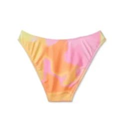 Women's High Leg Cheeky Bikini Bottom - Wild Fable™ Pink/Orange/Yellow Tie-Dye -Herday Fashion GUEST 68dcfa09 426e 4bd8 b8ce 0aa9335f1df2