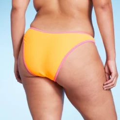 Women's Colorblock Ultra High Leg Extra Cheeky Bikini Bottom - Wild Fable™ Orange/Pink -Herday Fashion GUEST 6aa2ba61 cd88 4adb b547 310f74fce346