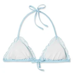 Women's Lace Detail Triangle Bikini Top - Wild Fable™ Blue -Herday Fashion GUEST 6acb760d bb4a 45d1 a00a 2ff679dc4876
