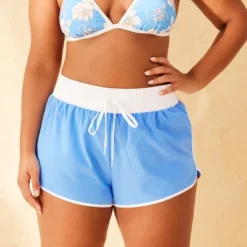 Women's Mid-Rise Drawstring Board Shorts - Wild Fable™ Blue/White 8 Women's Mid-Rise Drawstring Board Shorts - Wild Fable™ Blue/White -Herday Fashion GUEST 6e64b862 3d9a 4d2c 822f 52242e75f5e7