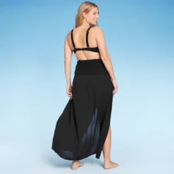 Women's Smocked High Slit Convertible Cover Up Dress - Wild Fable™ -Herday Fashion GUEST 71e69acc f76c 453e 963d ab9008bfef16