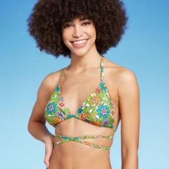 Women's Triangle Wrap Bikini Top - Wild Fable™ Multi Floral Print 16 Women's Triangle Wrap Bikini Top - Wild Fable™ Multi Floral Print -Herday Fashion GUEST 731283f8 8922 4e4d a9c2 da519d352a40