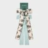 Floral Print And Solid Bow Hair Clip Set 2pc - Wild Fable™ Beige/Teal Green