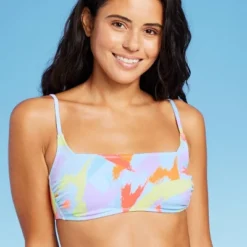 Women's Ribbed Square Neck Bralette Bikini Top - Wild Fable™ -Herday Fashion GUEST 756d70c5 5ea2 4ae5 8b62 41b5c63d1b1e