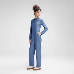 Women's Long Sleeve Denim Jumpsuit - Wild Fable™ -Herday Fashion GUEST 78fc181f 5a0a 4140 9c3c 061db68d8539