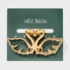 Swan Cut Out Claw Hair Clip - Wild Fable™ Gold