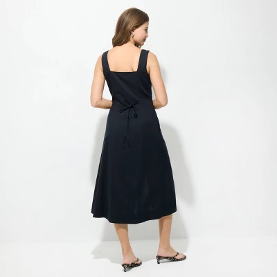 Women's Button-Front Midi Dress - Wild Fable™ 4 Women's Button-Front Midi Dress - Wild Fable™ - Image 2