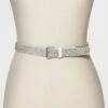 Women's Rhinestone Belt - Wild Fable™ White -Herday Fashion GUEST 7f964599 a33b 4773 8d15 2267ee80b688