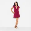 Women's Lace Trim Wrap Mini Dress - Wild Fable™ Burgundy 2 Women's Lace Trim Wrap Mini Dress - Wild Fable™ Burgundy -Herday Fashion GUEST 885496bc 8e92 4d7f 85e9 29ed3c681ed1
