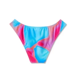 Women's High Leg Cheeky Bikini Bottom - Wild Fable™ Blue Marble Print -Herday Fashion GUEST 88c108f7 de45 4fa2 b394 238776b7ff34