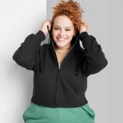 Women's Cropped Zip-Up Hoodie - Wild Fable™ 9 Women's Cropped Zip-Up Hoodie - Wild Fable™ -Herday Fashion GUEST 89666829 61be 44a4 a21b 16b8d85d08ad