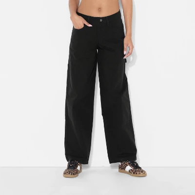 Women's Low-Rise Carpenter Pants - Wild Fable™ 3 Women's Low-Rise Carpenter Pants - Wild Fable™