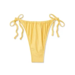 Women's Side-Tie Ultra High Leg Adjustable Coverage Bikini Bottom - Wild Fable™ Yellow -Herday Fashion GUEST 8c401498 d6f2 427e adbc 0d03a3cb1886