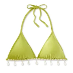 Women's Shell Detail Triangle Bikini Top - Wild Fable™ Green -Herday Fashion GUEST 8ce97c71 e6e9 41d0 85a3 c1c93ddfccad