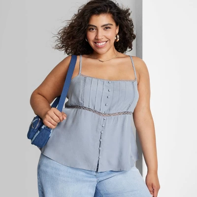 Women's Lace Trim Babydoll Cami - Wild Fable™ 6 Women's Lace Trim Babydoll Cami - Wild Fable™ - Image 4