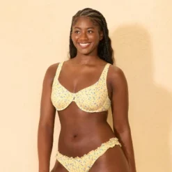 Women's Lace Trim Underwire Bikini Top - Wild Fable™ Yellow/Blue Floral Print 9 Women's Lace Trim Underwire Bikini Top - Wild Fable™ Yellow/Blue Floral Print -Herday Fashion GUEST 8d0eb1d5 1d18 4f05 854b cd07b028bb8e