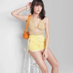 Women's Twist-Front Cut Out Tank Bodysuit - Wild Fable™ -Herday Fashion GUEST 8fb10121 ae78 40a2 87f2 f0236eae6121