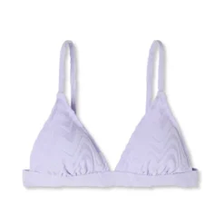 Women's Wavy Terry Textured Triangle Bikini Top - Wild Fable™ Lilac Purple 14 Women's Wavy Terry Textured Triangle Bikini Top - Wild Fable™ Lilac Purple -Herday Fashion GUEST 8ffec605 35e6 40ff b4ef 42cee51458bc