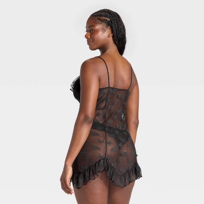 Women's Ruffle Lace Slip Dress - Wild Fable™ 5 Women's Ruffle Lace Slip Dress - Wild Fable™ - Image 4