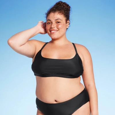 Women's Bralette Bikini Top - Wild Fable™ Black 5 Women's Bralette Bikini Top - Wild Fable™ Black - Image 3