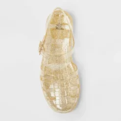 Women's Poppy Ankle Strap Jelly Sandals - Wild Fable™ Light Gold -Herday Fashion GUEST 915229e1 9637 4dc6 8ef3 1f2b4686a199