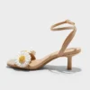 Women's Brianna Daisy Ankle Strap Heels - Wild Fable™ Beige 1 Women's Brianna Daisy Ankle Strap Heels - Wild Fable™ Beige -Herday Fashion GUEST 9635d620 48ae 4476 8b10 0a0e77ad541e