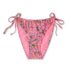 Women's Side-Tie Cheeky Bikini Bottom - Wild Fable™ Pink Floral Print 13 Women's Side-Tie Cheeky Bikini Bottom - Wild Fable™ Pink Floral Print -Herday Fashion GUEST 96d74876 9afb 4780 b3a8 e2115c4d8b30