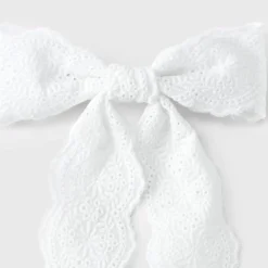 Lace Bow Hair Barrette - Wild Fable™ White -Herday Fashion GUEST 9796d205 ab32 4f20 b86f 7c933c0ce34e