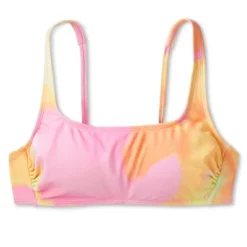 Women's Bralette Bikini Top - Wild Fable™ Pink/Orange/Yellow Tie-Dye -Herday Fashion GUEST 983f654a df53 4609 b87e 44c00ebd87a9