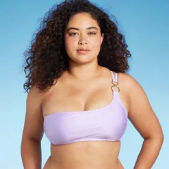 Women's Ring Detail One Shoulder Bralette Bikini Top - Wild Fable™ Shiny Light Purple 11 Women's Ring Detail One Shoulder Bralette Bikini Top - Wild Fable™ Shiny Light Purple -Herday Fashion GUEST 9966bc5d 89fd 4283 b001 66428430cdb3