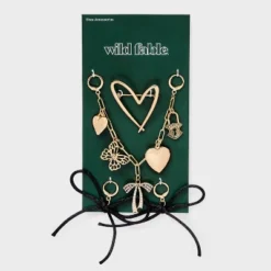 Hearts And Bows Shoe Charm Set - Wild Fable™ Gold 7 Hearts And Bows Shoe Charm Set - Wild Fable™ Gold -Herday Fashion GUEST 9d4f16ad be55 4a0d 9d8d 7760b5b00761