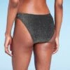 Women's High Leg Cheeky Bikini Bottom - Wild Fable™ Black Lurex -Herday Fashion GUEST 9da63377 8dfd 47b1 9ac1 827b5e7964a2