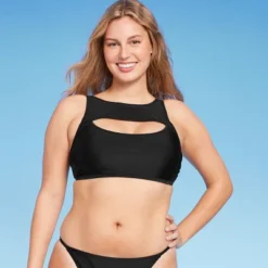 Women's Cut Out High Neck Bikini Top - Wild Fable™ -Herday Fashion GUEST a1167903 7959 45f6 8b0f 5a4bf46732ad