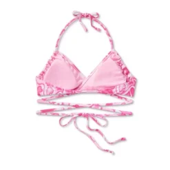 Women's Wrap Bralette Bikini Top - Wild Fable™ Pink Heart Print -Herday Fashion GUEST a2c2e904 9866 4259 8013 f66a28f5d8de