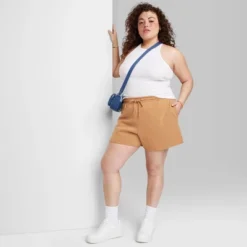 Women's Mid-Rise Pull-On Fleece Shorts - Wild Fable™ -Herday Fashion GUEST a3b7501b c765 4c8d 9324 08f2cb045293