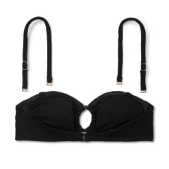 Women's Ribbed Textured O-Ring Bandeau Bikini Top - Wild Fable™ -Herday Fashion GUEST a403be20 cc2c 4d56 a60d 808bfb19b3a2